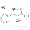 Hidrocloruro de (2R, 3S) -3-fenilisoserina CAS 132201-32-2